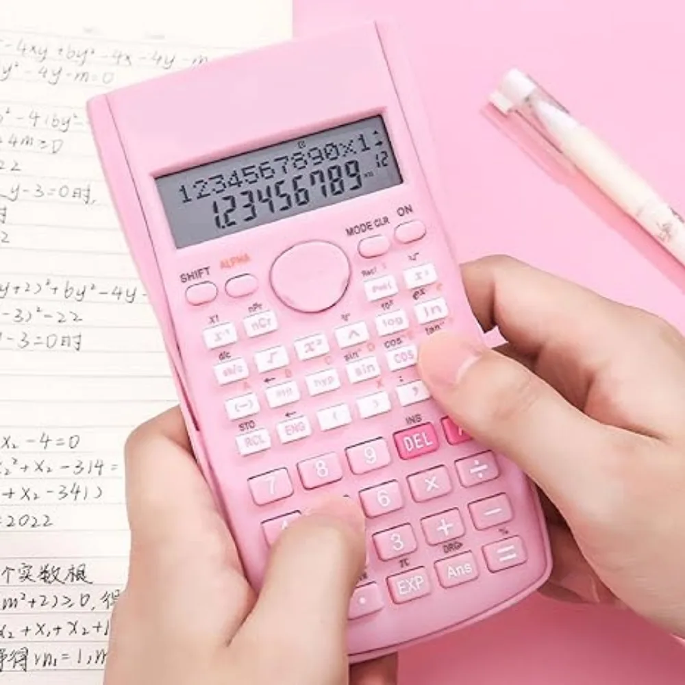 Scientific Digital Calculator Multifunctional Portable Big Screen 240 Functions Counter for School Business Study Accessoires - 3