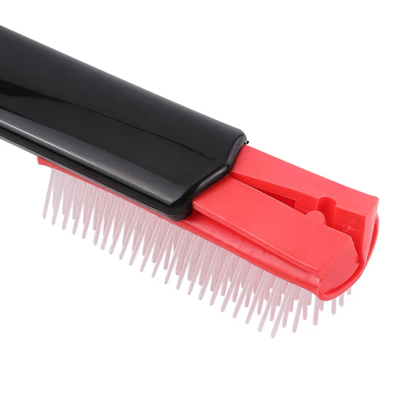 9-Row Detangling Hair Brush Denman Detangler Hairbrush Scalp Massager Straight Wet Comb for Women Men Salon Curly hair brush 2