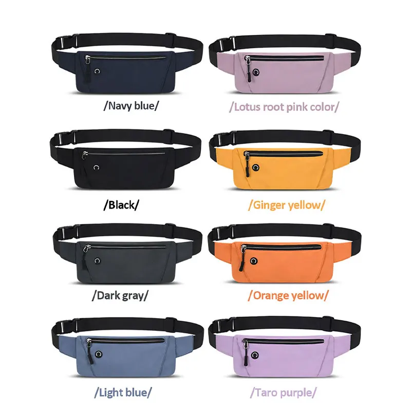 Lightweight Running Waist Bag Sports Belt Pouch Mobile Phone Bag Men Women Waist Pack Gym Sports Bag Waist Pack Adjustable Strap 2