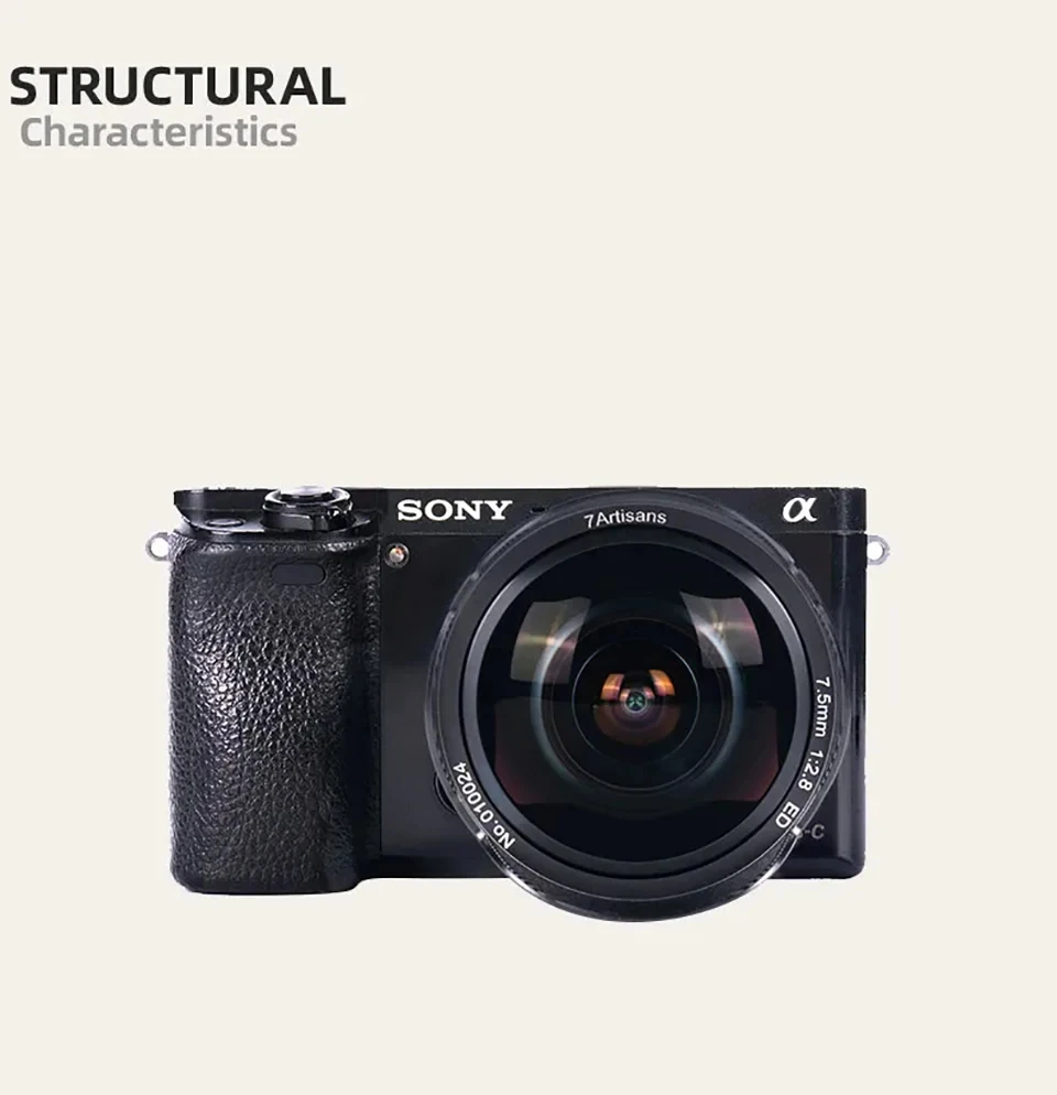 7artisans mf 7,5mm f2.6ii Ultra-Wide-Fisheye-Prime-Objektiv mit APS-C rahmen für die Fotografie mit Sony E-Mount a6400 a6000 zve10 a7riii – Detail 8