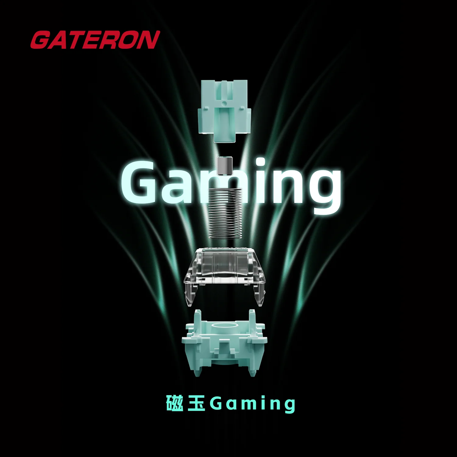 Gateron Magnetic Jade Gaming Switch Wall Axis Core Gaming