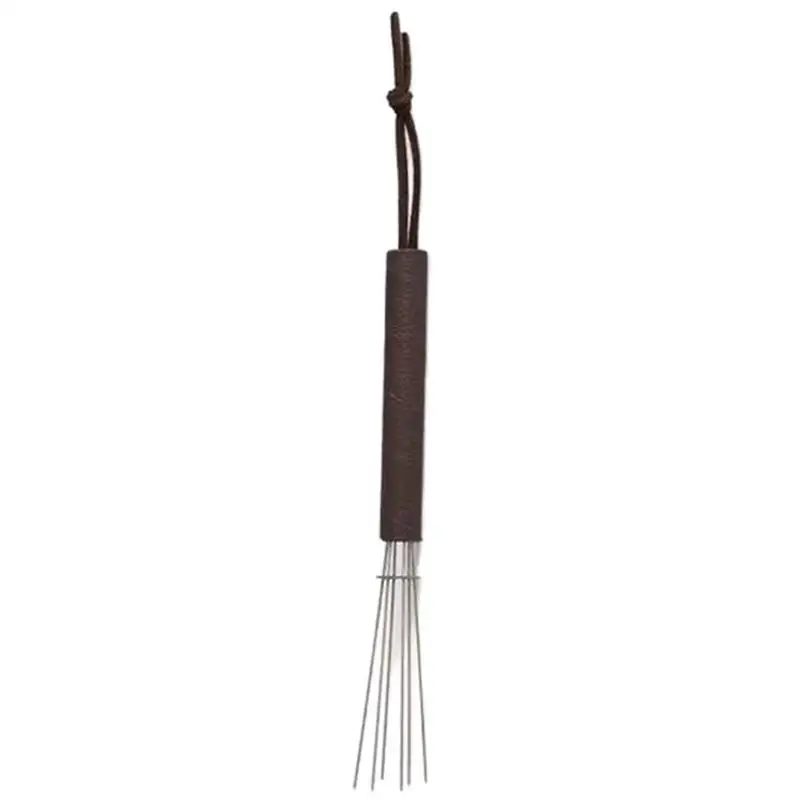 

Espresso Stirrer Tool Stainless Steel Mini Whisk For Stirring Distribution No Scratches Evenly Distribute Accessory For Offices