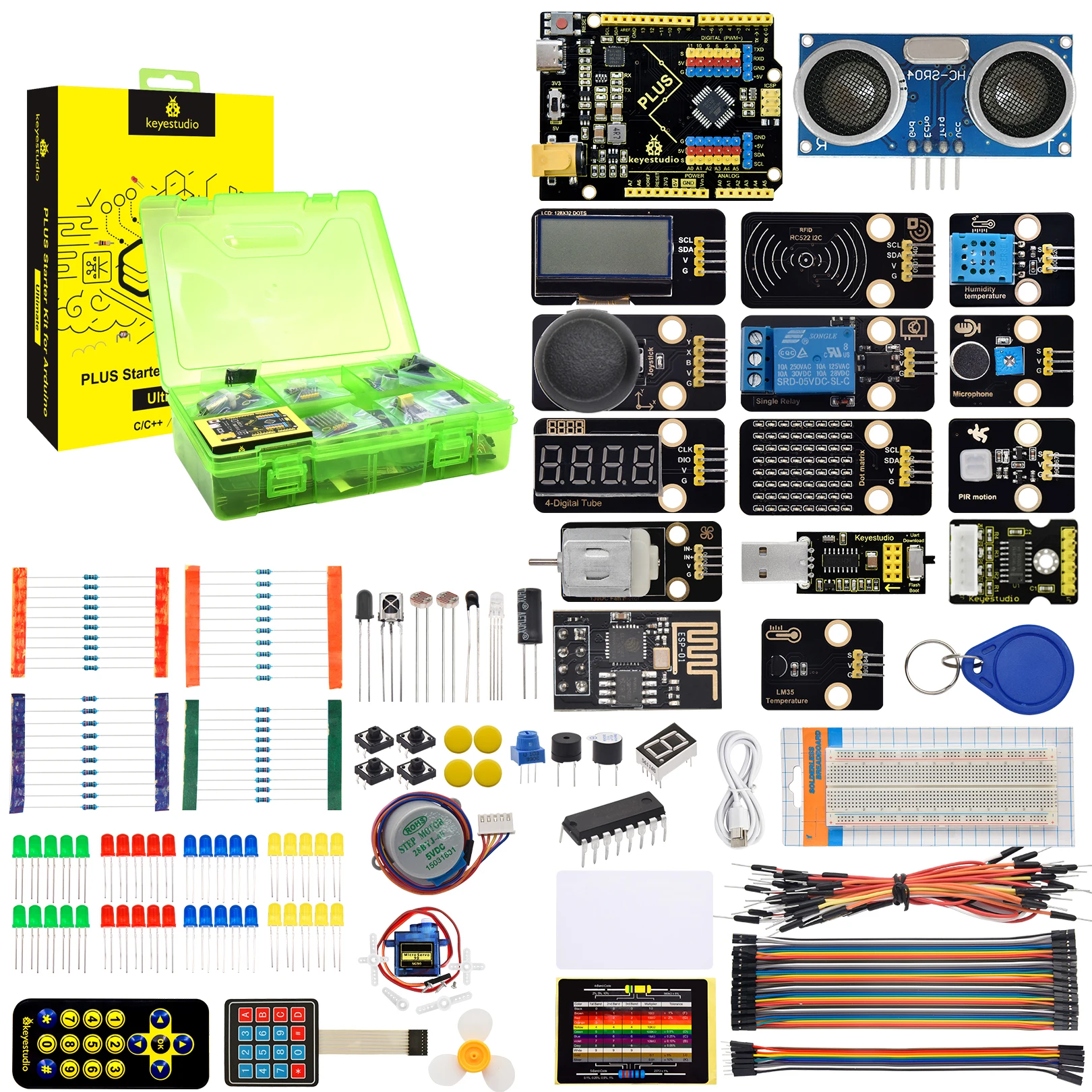 Keyestudio Complete Starter Kit for Arduino DIY Programming Electronics Kit  32Project