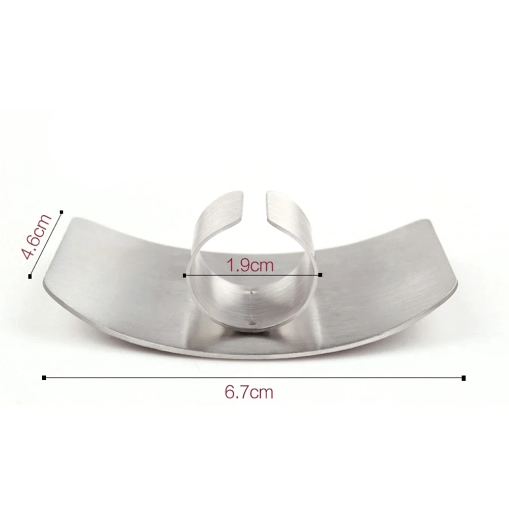 Finger Protector Stainless Steel Anti-cut Finger Guard Vegetable Cutting Knife Protection Gadgets Kitchen Accessories