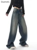 Duomofu Autumn Vintage Chicly Slim Button Female High Waisted Jeans American Basic Simple Casual Fashion S-XL Baggy Jeans Women 3