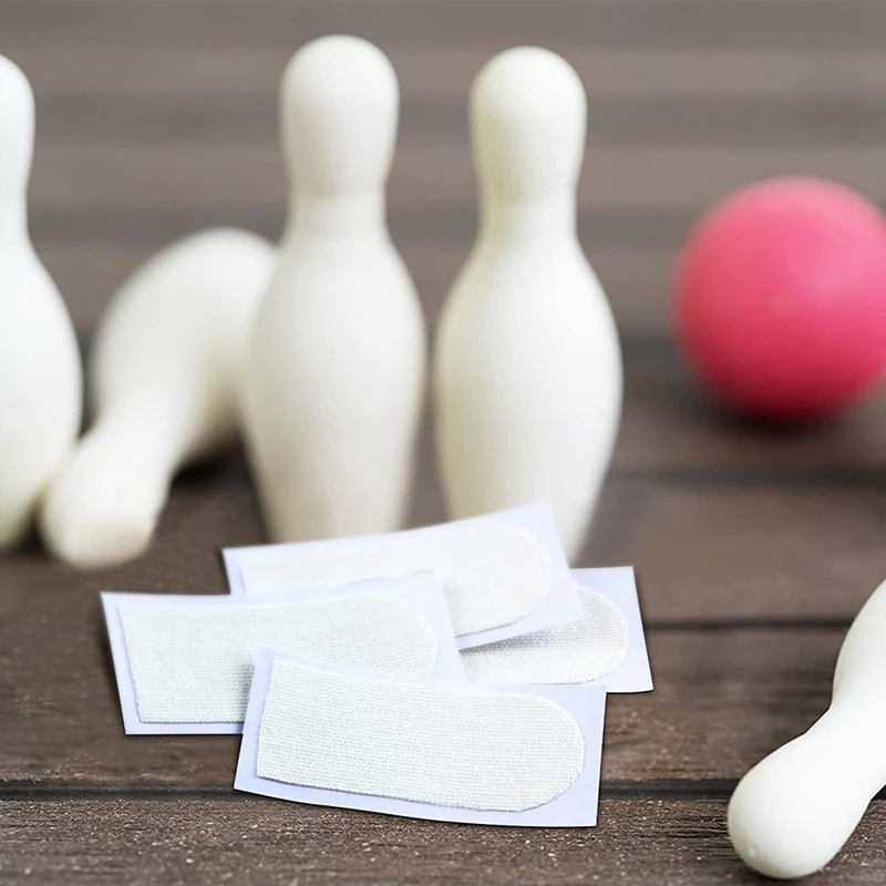 Bowling Thumb Tape Bowling Finger Tape Protective White Elastic Patch Accessories 160 Pieces