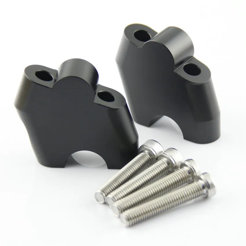 Motorrad-Zubehör Schwarze Lenkerhalterung Erhöhte Halterungen für Honda CB500XF NC700X NC750X Universal für Alle Jahrgänge – Detail 10