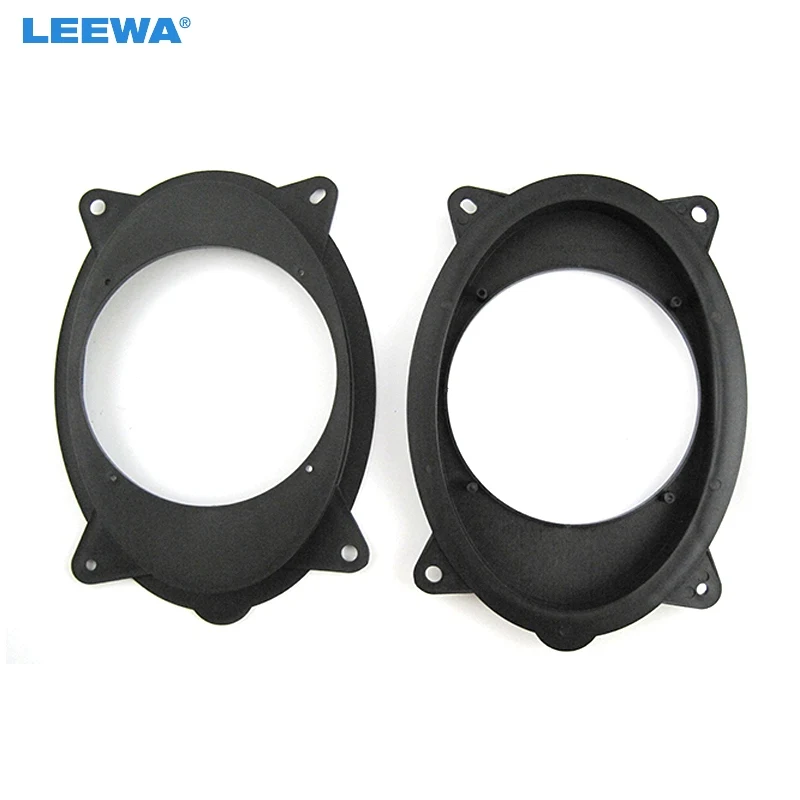 

LEEWA Car 6.5" Rear Speaker Spacer Mats for Toyota Camry Highlander Plates Bracket Change 6*9 To 6.5 Car Speaker Rings Mount