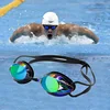 Professional Swimming Goggles Men Women Waterproof Anti-fog Cool Silver Plated Swim Glasses Comfortable Diving Pool Accessories 4