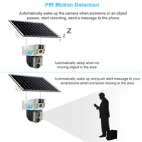 Caméra solaire sans fil pour touristes en plein air, 8MP, 4K, objectif SIM 4G, caméra IP WiFi, vision nocturne PIR, V380 Pro, moniteur de protection de sécurité CCTV 5
