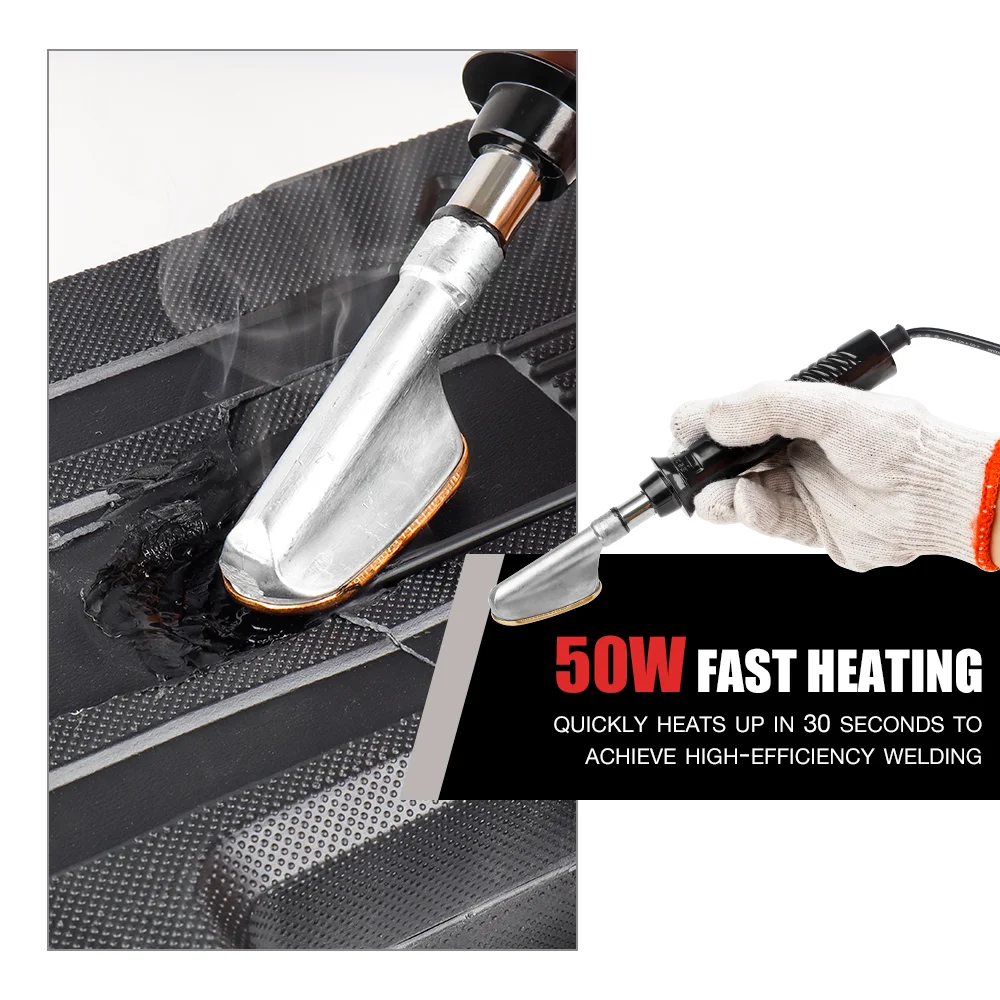Car Bumper Repair Soldering Iron Kit Adjustable Temperature Welding Rework Station Welding Machine Repair Ironing Tool 50W/100W soldering iron