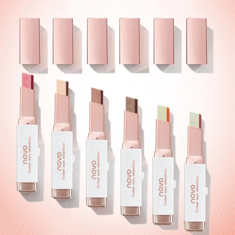 Eyeshadow Stick Stereo Gradien Shimmer Double Color Eye Shadow Cream Pen Waterproof eyeshadow stick eye shadow stick