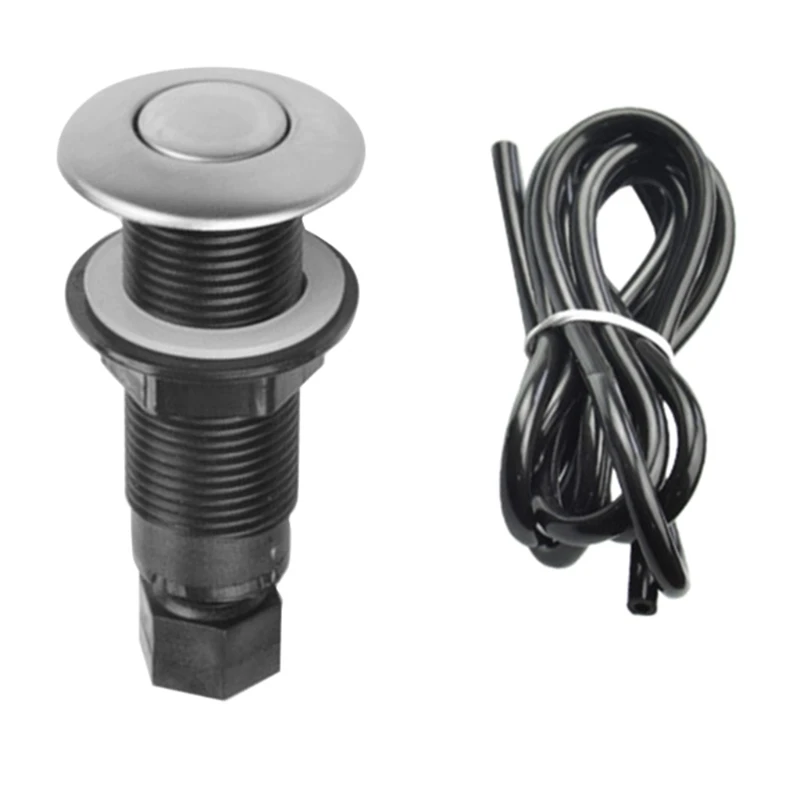 Uplory Garbage Disposer Air Switch Kit,Air Activated Push Switch Button For Garbage Disposal Bathtub Air Hose Button Switch Kit