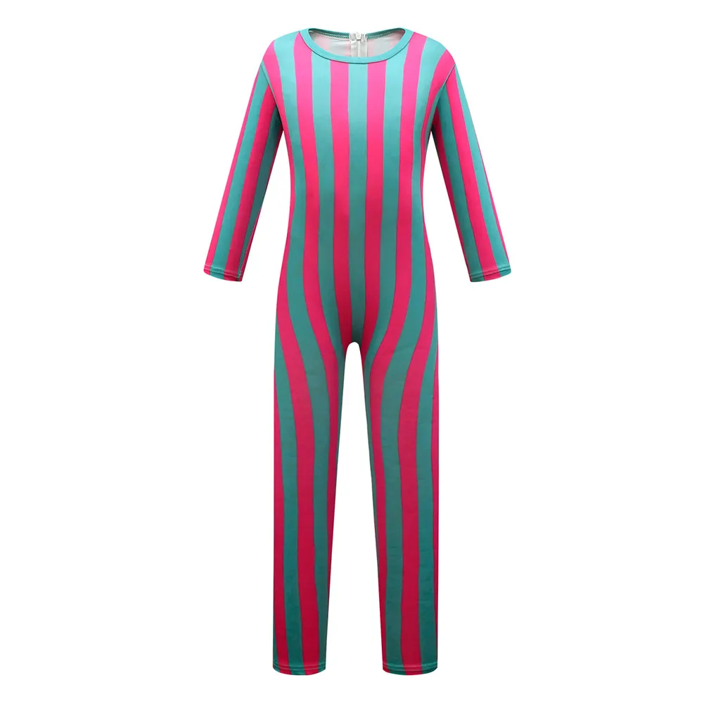 

Ken Cosplay Costume Children Roleplay Jumpsuit Striped Pyjamas Outfits Boys Girls Kids Halloween Carnival Party Bodysuit