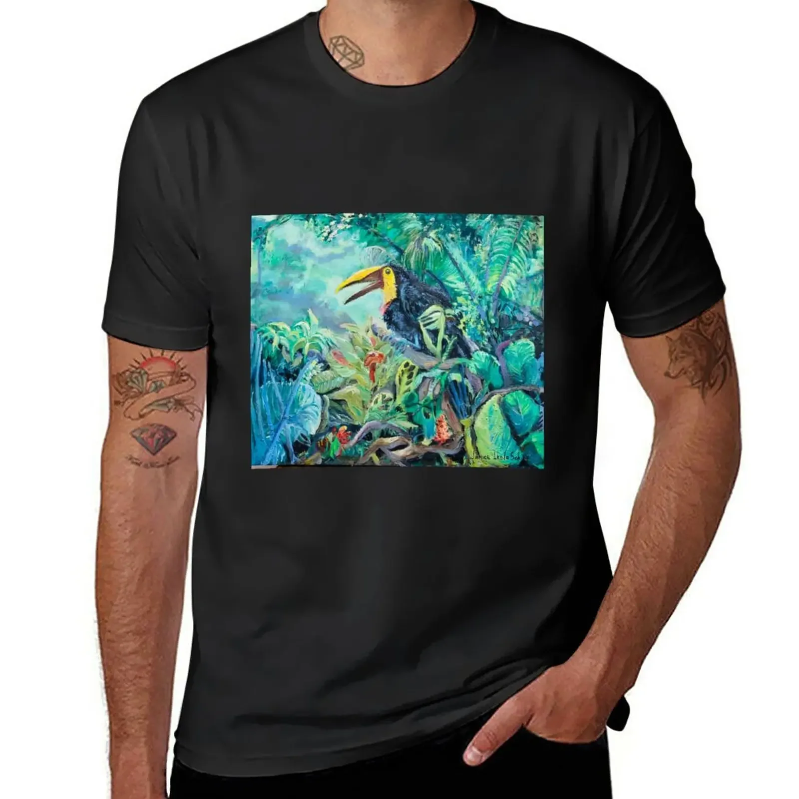 

Chestnut Mandible Toucan in Ecuador T-Shirt plus sizes boys animal print mens t shirts pack