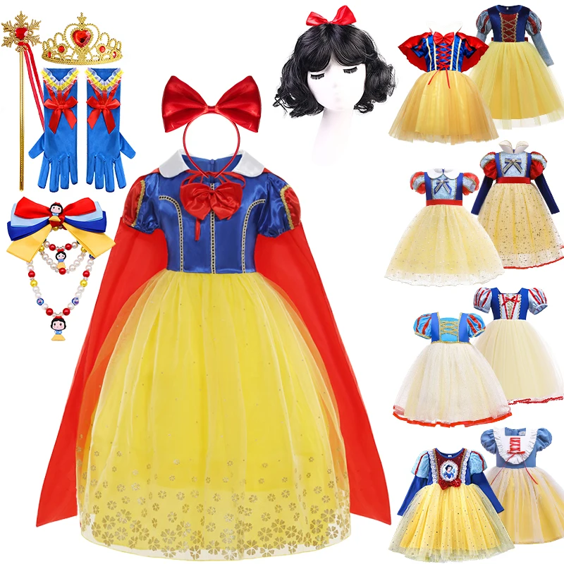 Fantasia Girls Snow White Princess Dresses for Kids