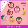 Korean Enamel Fruit Hair Clips Girls Summer New Ins Colorful Princess BB Claw Non-Slip Baby Hairpins Apple Strawberry Cherry