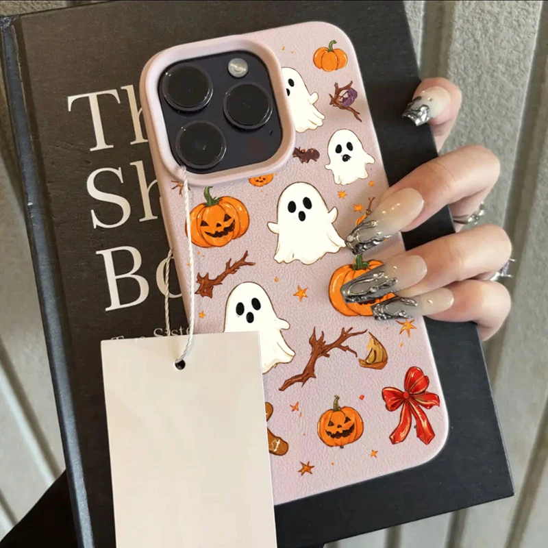 Charming Halloween Pumpkin Ghost Phone Case Cover