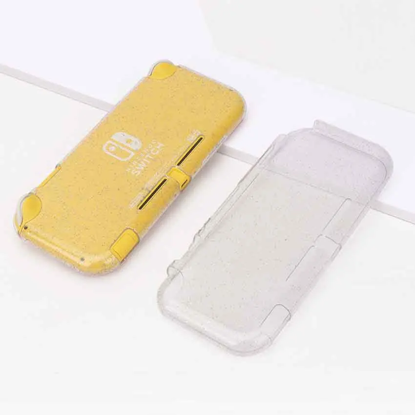 Glitter TPU Protective Cover for Handheld Game Console - Clear Shiny Protector Case