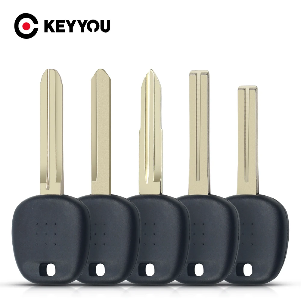 

KEYYOU Новый необработанный сменный дистанционный транспондер зажигания Автомобильный ключ для Toyota RAV4 PRADO COROLLA Yaris Highlander Camry Toy43 без чипа