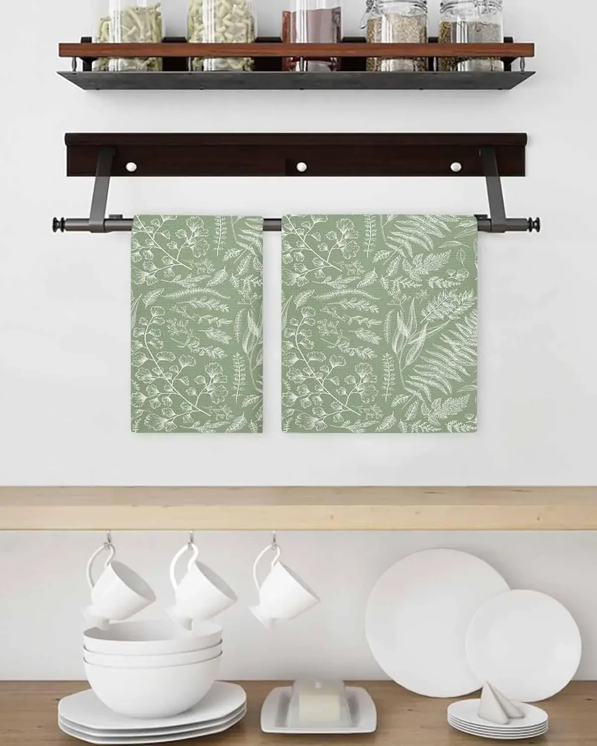 Sage Green Dishcloth Set 2