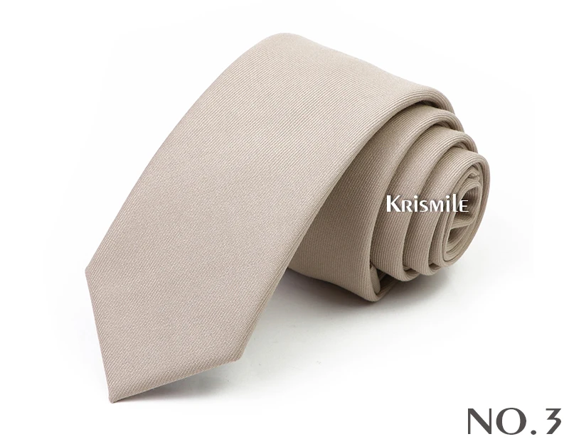 Hochwertige Krawatte aus weicher Baumwolle, einfarbig, handgefertigt, rosa, grün, beige, Krawatte für Hochzeit, Party, lässig, schlank, dünn, Gravata – Detail 5