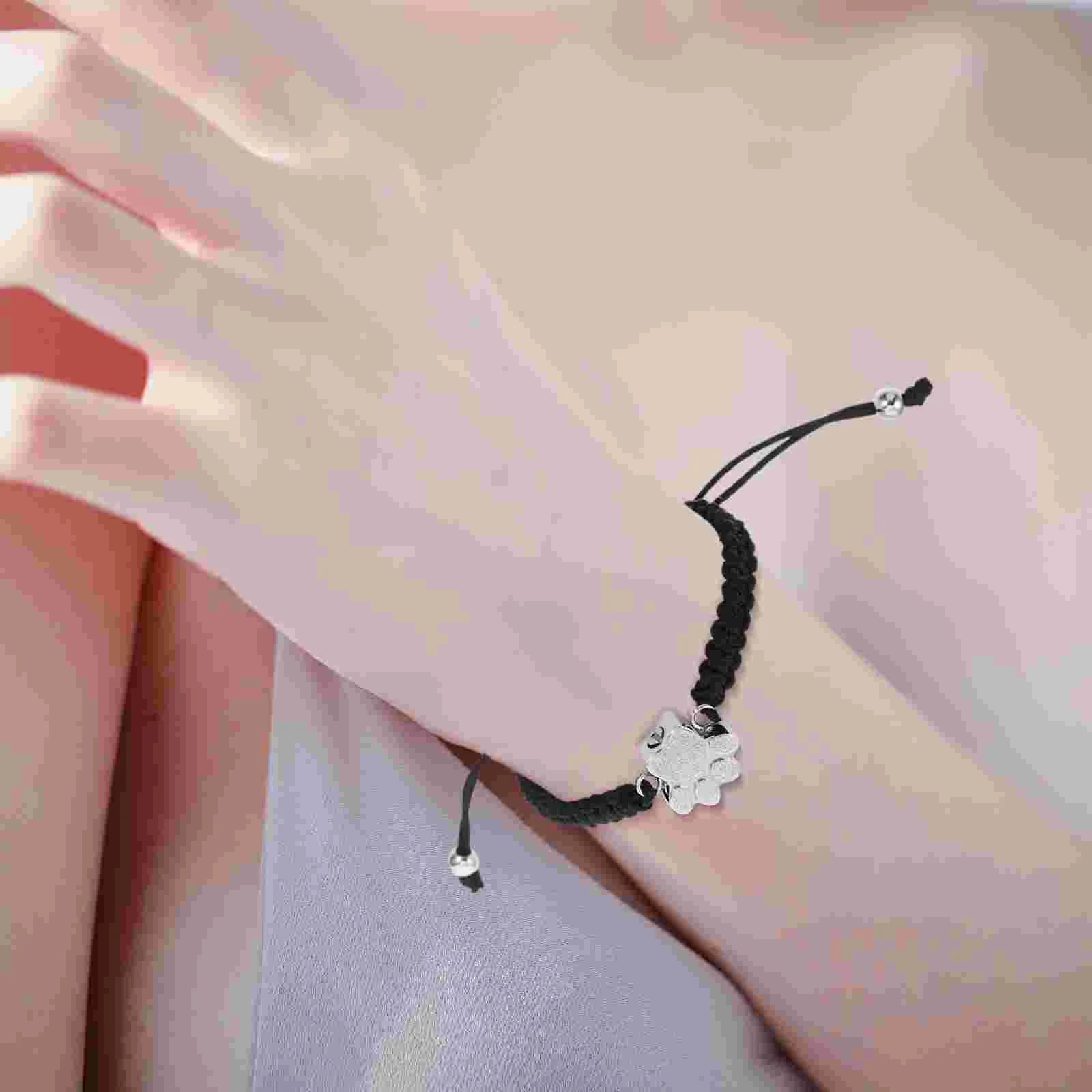 Adjustable Stainless Steel Pet Ashes Bracelet Dog Urns Cremation Jewelry Keepsake Memorial Bracelet Pet Products Urns
