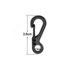 10Pcs/lot Mini Carabiner  Gear Hooks Key Chain Camping EDC Survival Climbing SF Spring Backpack Clasps Keychain 4