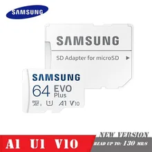  SAMSUNG EVO Plus Memory Card 32GB/SDHC 64GB/128GB/256GB/512GB SDXC Micro SD/TF Flash Cards MicroSD UHS-1 For Phone Drone Camera 