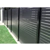 Aluminum Horizontal Slat Fence Panels Elegant Outdoor Fencing Trellis Gates 2