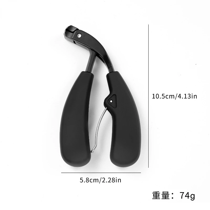 Curved nail clippers with large opening three times anti-splash storage Nail clippers for the elderly thick toenails Heavy duty 6