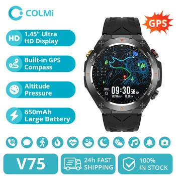 COLMI V75 Smartwatch GPS 2024 – Écran Ultra HD, appels