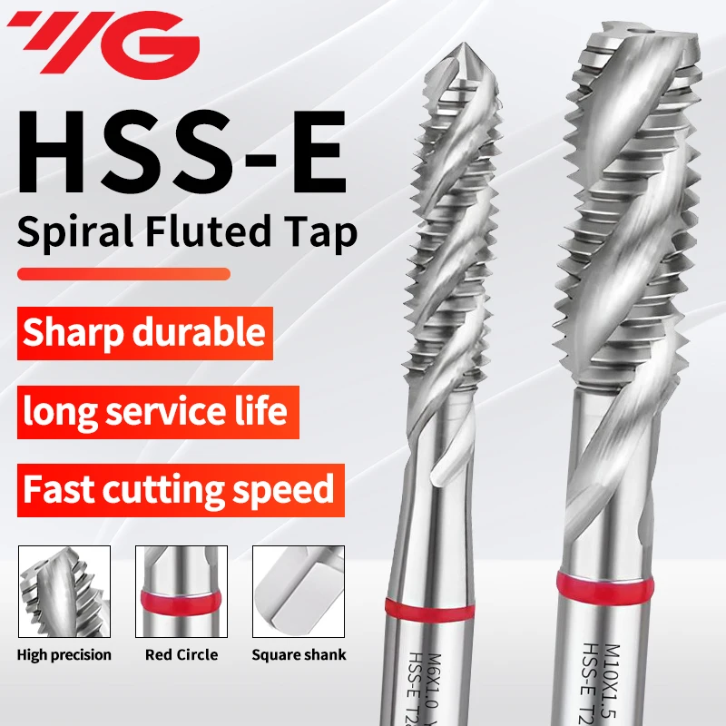 Korea YG T2809 Spiral Fluted Tap Machine Thread Tap