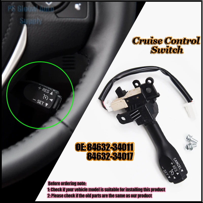 ToyotacruisecontrolswitchcruiseleversuitableforToyotamodels
