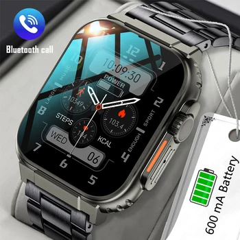 LIGE 600 mA Nuovo Smart Watch da uomo Sport all'aria aperta Bracciale fitness Orologio per la pressione sanguigna IP68 Smartwatch da uomo impermeabile per Android