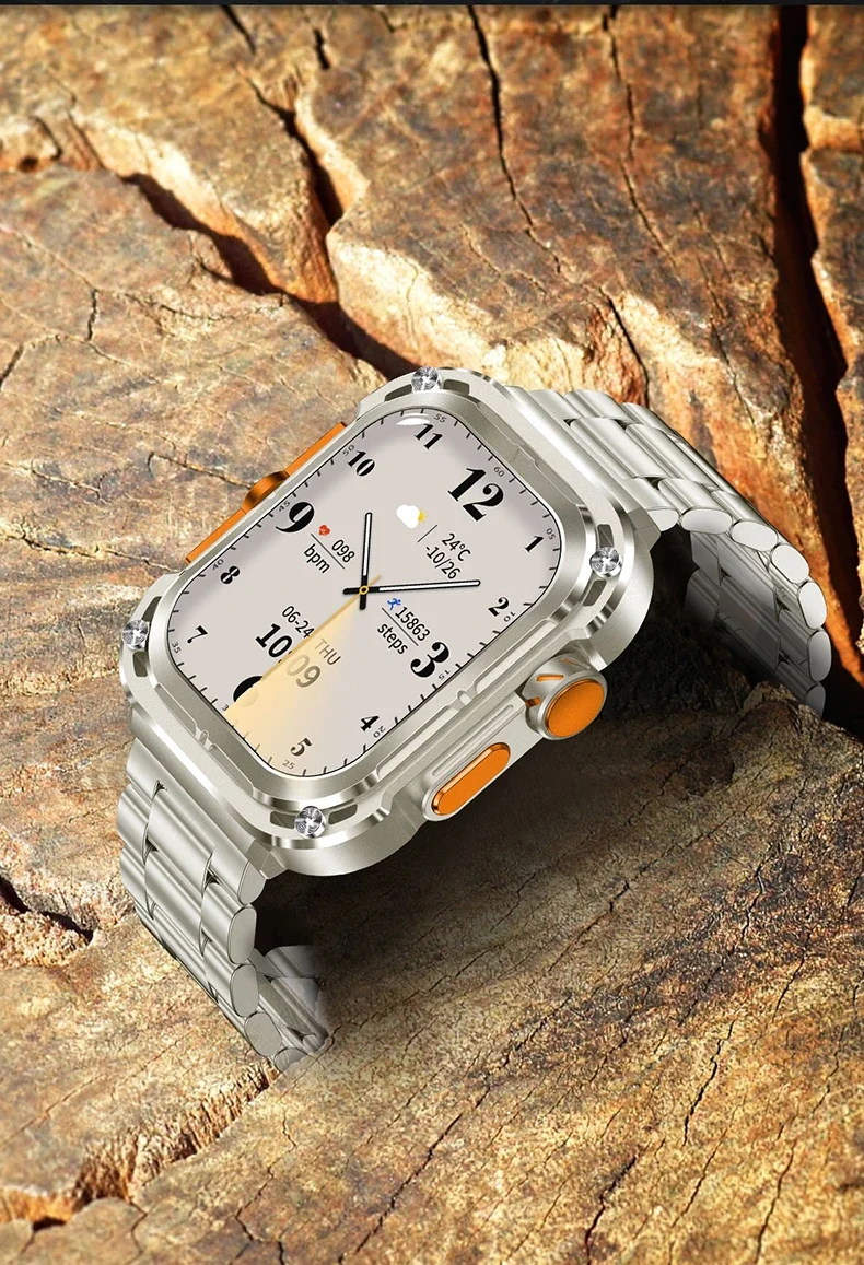 Smartwatch med bluetooth-samtal och träningsspårare för sport_voghion.com