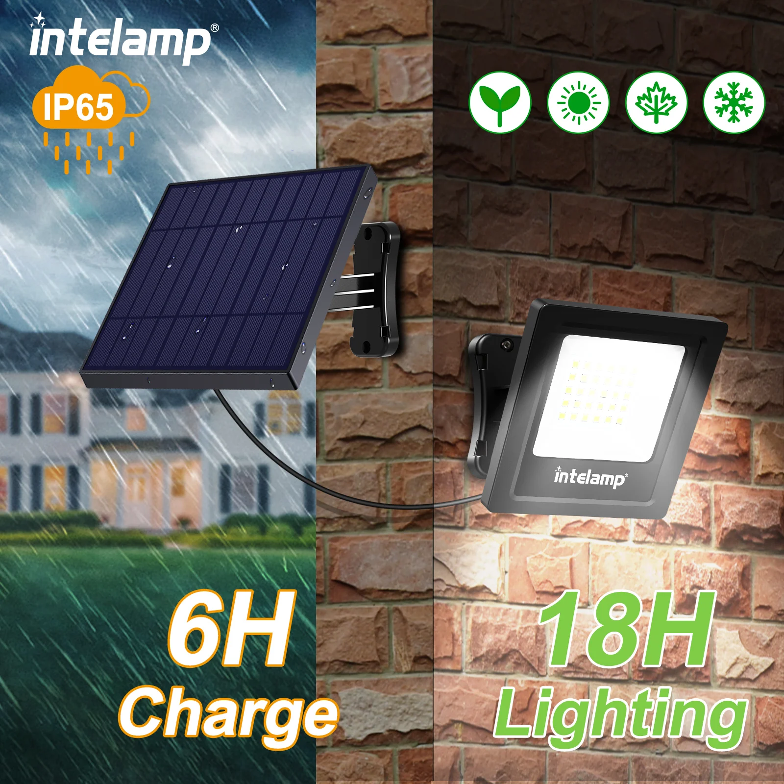 EverBrite - Luces Solares Para Exteriores, 128