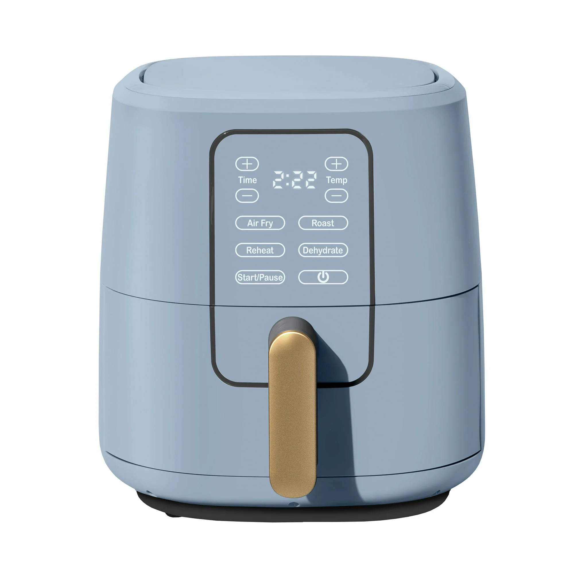 

6 Qt Air Fryer with TurboCrisp Technology and Touch-Activated Display, Cornflower Blue by Drew Barrymore