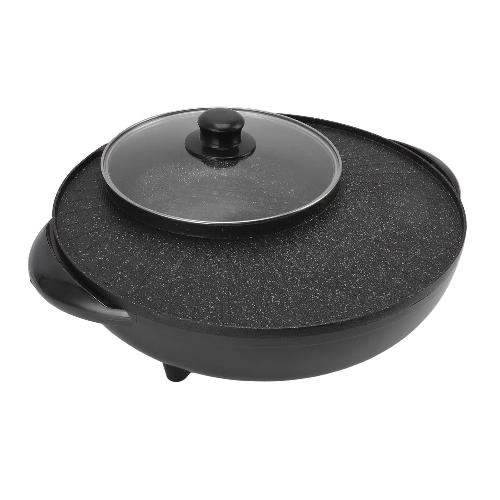 Grill Hot Pot Multi Functional Barbecue Pot Overheating   Prevent Stick for Boil for Home for Party 6