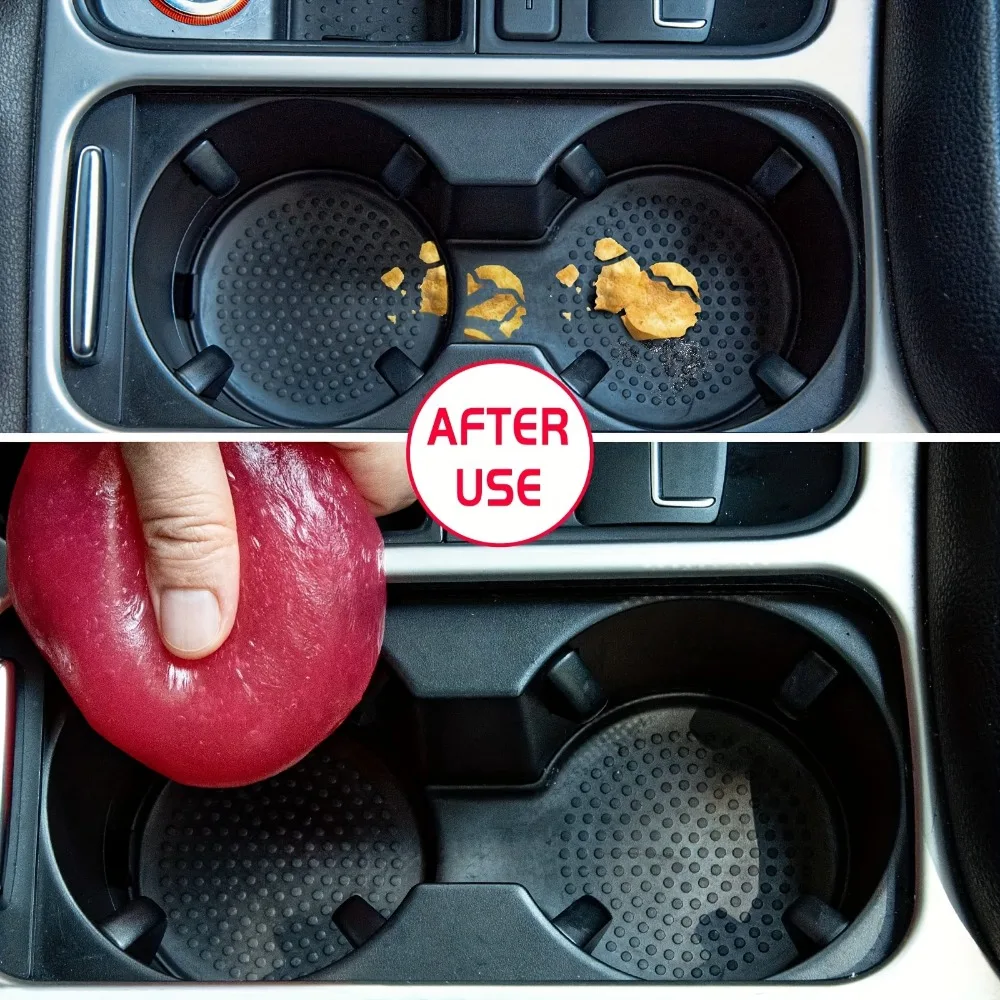 Cleaning Gel Cleaning Magic Mud Car Cleaning Gel 1/3pcs Car Cleaning Gel Dust Dirt Remover for Air Vent Outlet Multi-function Slime Magic Mud Household Keyboard Gap Cleaner Tool