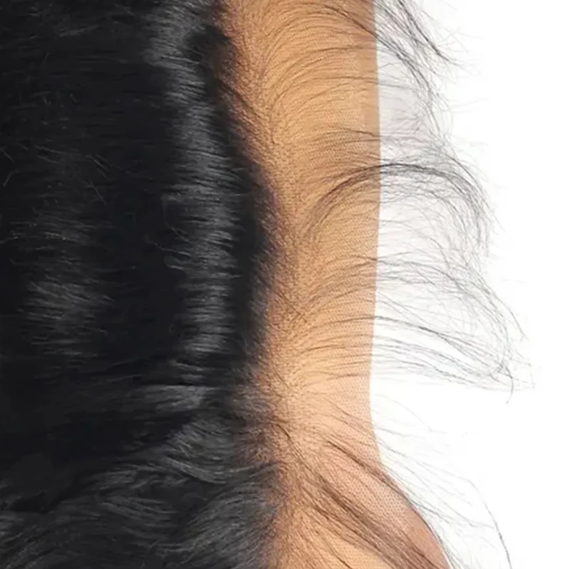 Loose Wave 13x4 Lace Frontal Human Hair Pre-Plucked Natural Color Brazilian Virgin Hair Transparent Lace Closure For Women