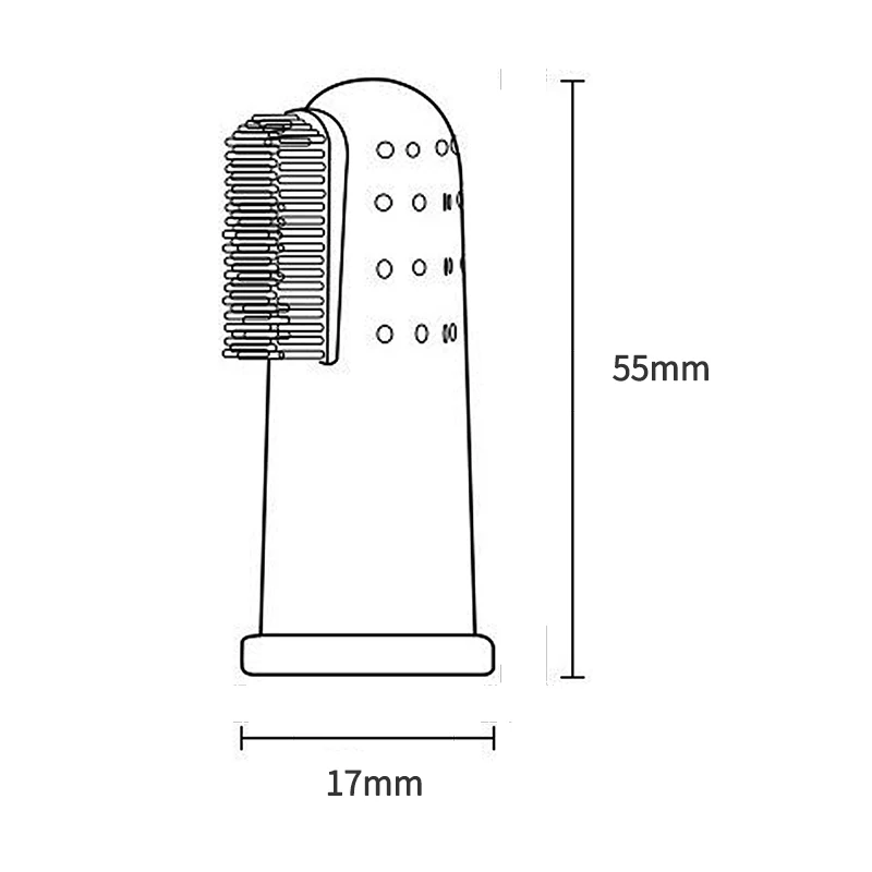 2 Pcs Baby Finger Toothbrush Infant Tooth Teeth Clean Brush Transparent Soft Silicone Bpa Free Kids Teeth Oral Health Care