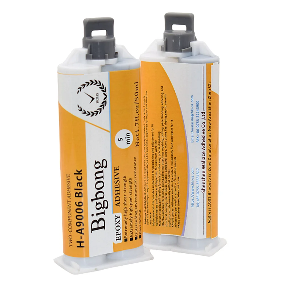 Dois Componentes Adesivo de Resina Epóxi Adesivos Fortes 1:1 ab Conjunto de Cola para Colagem Metal Plástico Madeira Cerâmica Pedra 50ml Pcs