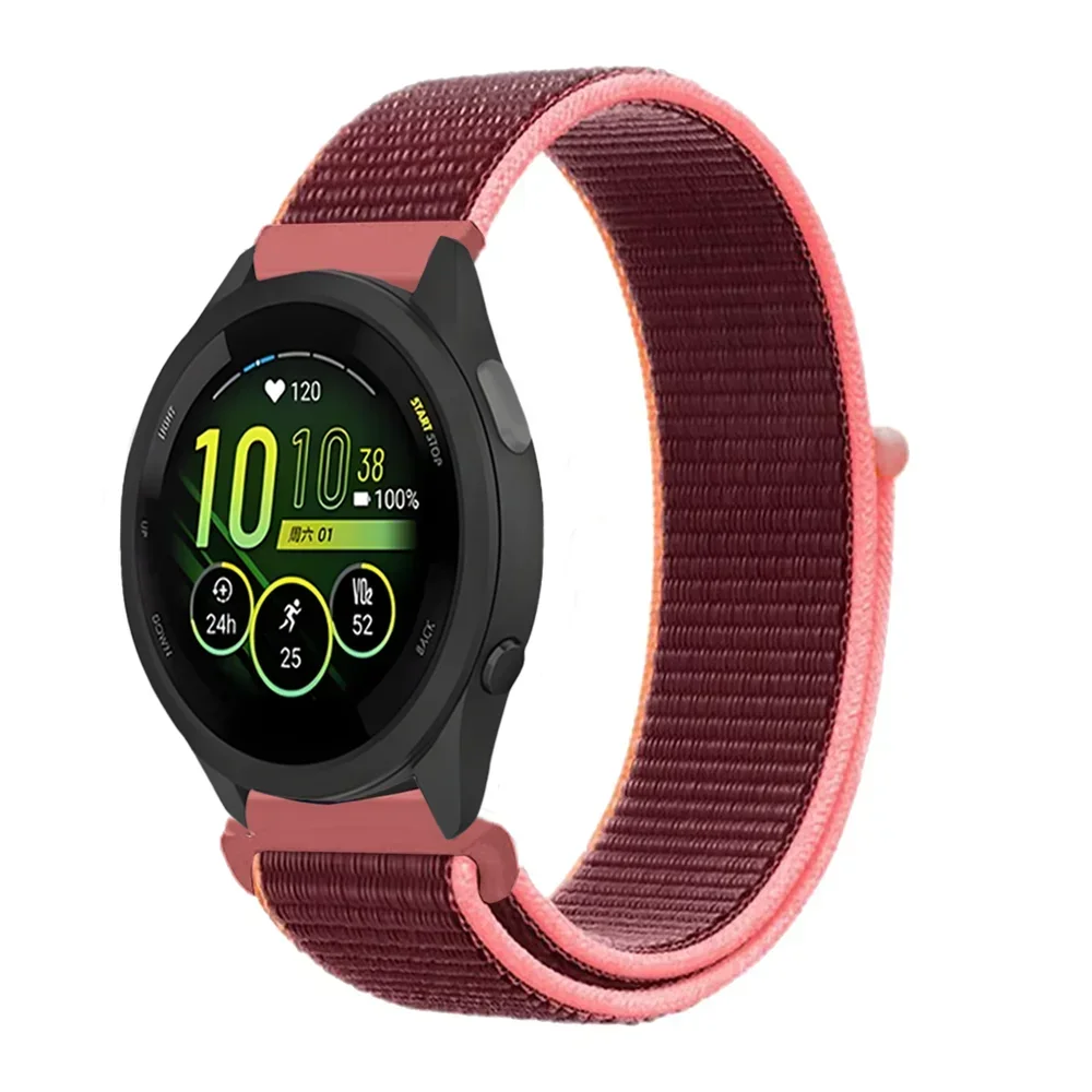 Nylon Braided Loop Sport Bracelet Wristband - 20/22mm Strap
