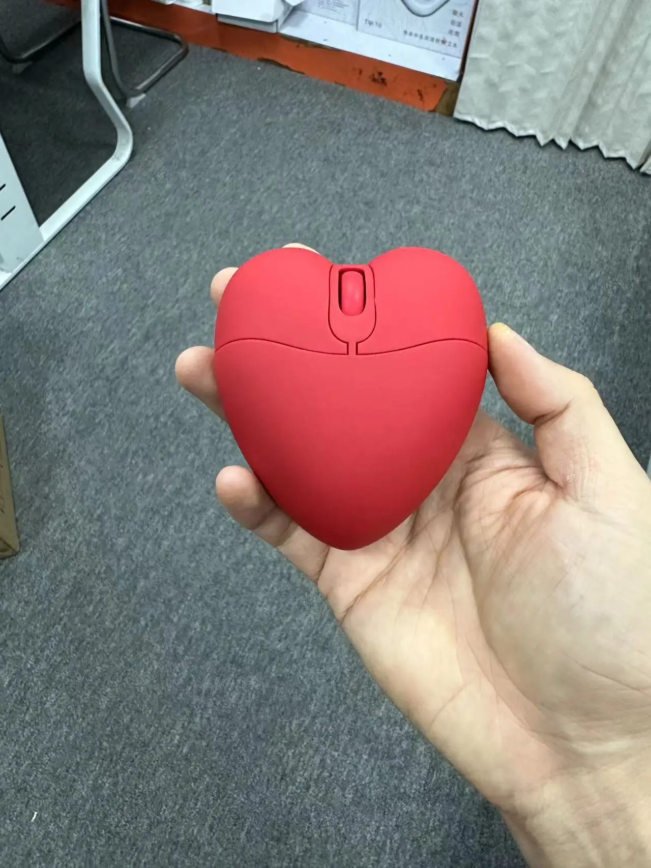 Bonito sem Fio Bluetooth Dual-mode Amor Mouse Estudante com Fio Engraçado Presentes Criativos 2.4g - Imagem 6