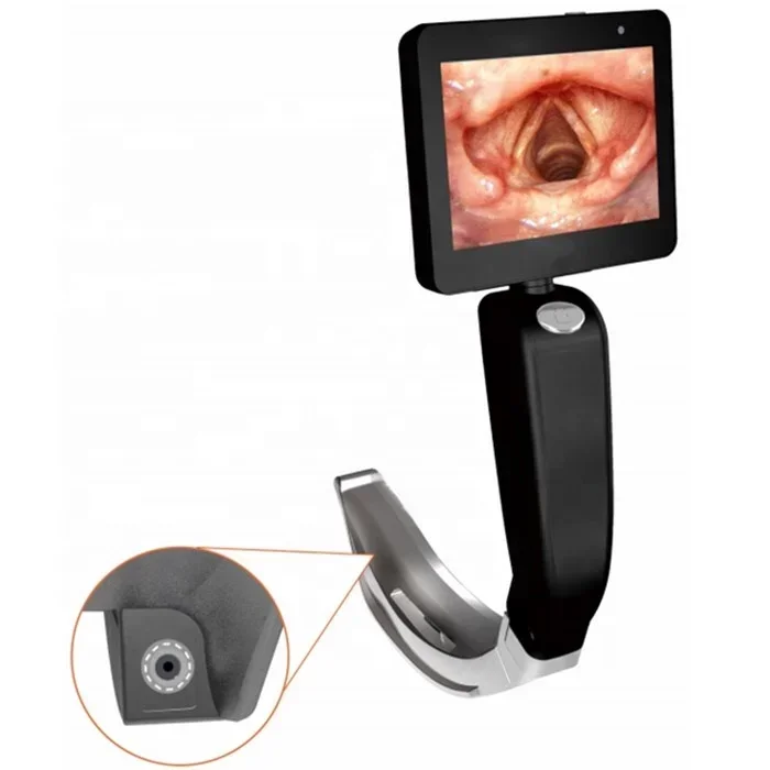 

Portable Airway Intubation Anti Flexible Hospital Medical Grade Reusable USB 3 Inch Display Video Rigid Laryngoscope Endoscope