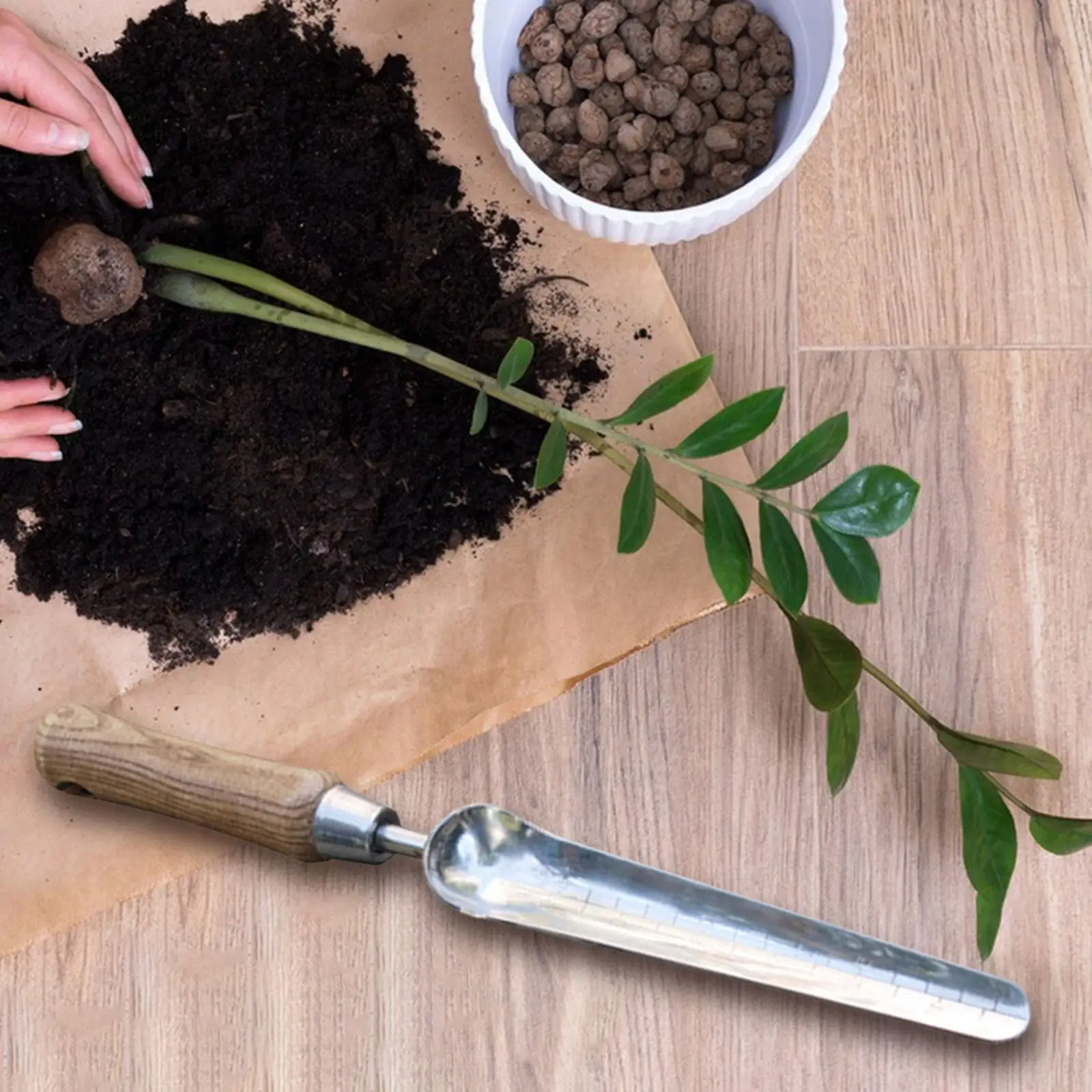 Planting Shovel Garden Shovel Garden Weeding Shovel for Soil Digginng Outdoor Planting Yard Lawn and Farm Household Digging
