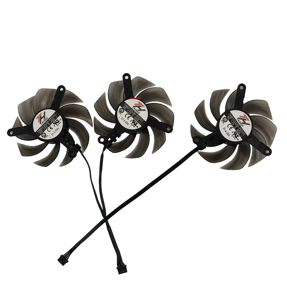 Ventilatore Per Schede Grafiche,82Mm Th8015S2H-Pcc02,Per Emtek Rtx 3070 Ti Black Edition D6X 8G,Per Palit Rtx 3070 Gamingpro Oc,Per Palit Rtx 3080 Gam