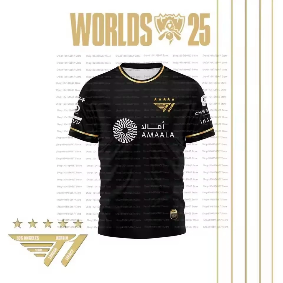2025 League Of Legends World Finals Jersey SKT T1 T Shirt LOL