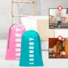 2 Pack XL Laundry Bag, Machine Washable Dirty Clothes Organizer, Large Enough to Hold 4 Loads of Laundry, 24" x 36" 6